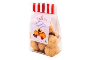 Печиво пісочне Куплик з начинкою з смаком вишні 160г La Madlen
