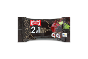 Сырки глазированные 15% с сахаром и начинками 2в1 Черная смородина Вишня Злагода м/у 2х30г