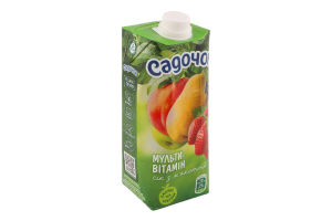 Нектар с мякотью стерилизованный Мультивитамин Садочок т/п 500мл