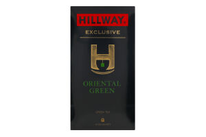 Чай зеленый байховый мелкий Oriental Green Exclusive Hillway в/с к/у 25х2г