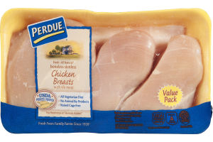 Perdue Chicken Breasts with Rib Meat Boneless Skinless