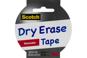 Scotch Dry Erase Tape Removable