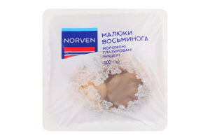 Малыши осьминога мороженые глазированные чищеные потрошеные Norven лоток 500г