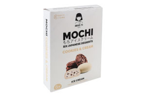 Мороженое сливочное с темным печеньем в рисовом тесте Мочи Miss Ti к/у 6х35г