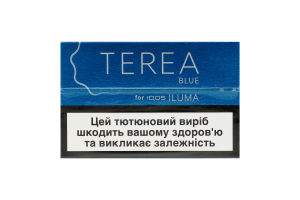 Изделие табакосодержащее для электрического нагревания с фильтром Terea Blue 20шт