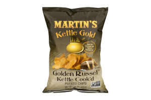 Martin's Kettle Gold Potato Chips Golden Russet Kettle Cook'd
