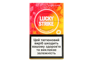 Изделие табакосодержащее для электрического нагревания с фильтром Lucky Strike Blush Switch 20шт