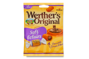 Цукерки Ірис з шоколадною начинкою Werther's Original м/у 70г
