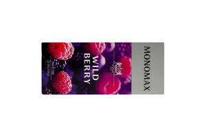Чай черный цейлонский байховый мелкий с ароматом лесных ягод Wild berry Monomax к/у 25х1.5г