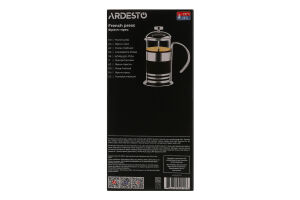 Френч-прес Gemini Asтi 1000мл нержавіюча сталь/боросилікатне скло Ardesтo