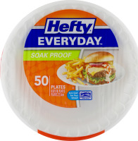 Hefty Everyday Plates Soak Proof - 50 CT