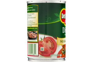 Del Monte Diced Tomatoes No Salt Added