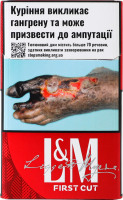 Сигарети з фільтром L&M First Cut Red 20шт