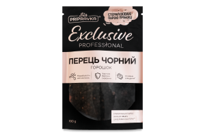 Перець чорний горошок Exclusive Professional Pripravka д/п 100г