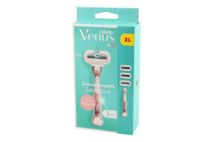 Venus Deluxe Smooth Sensitive RoseGold Бритва - 3 Леза
