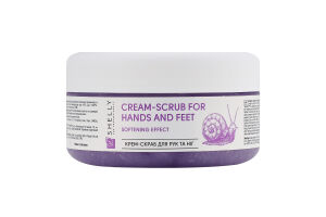Крем-скраб д/рук та ніг Зволожуючий ефект з алантоїном екстрактом равлика та олією каріте 350г Шелі