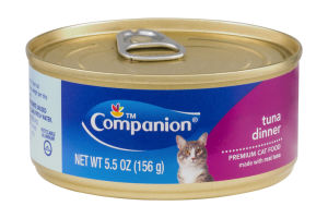 Companion Premium Cat Food Tuna Dinner 5.5 OZ