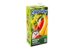 Напій соковий з м'якоттю пастеризований Мультифрукт Садочок т/п 950мл