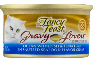 Fancy Feast Gravy Lovers Ocean Whitefish & Tuna Feast Gourmet Cat Food