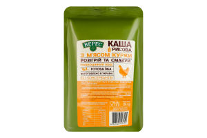 Каша рисовая с мясом курицы стерилизованная Верес д/п 350г