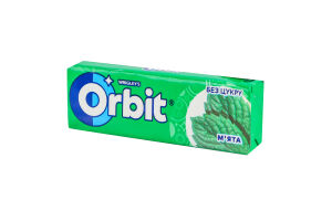 Резинка жевательная без сахара с подсластителями Мята Orbit м/у 14г