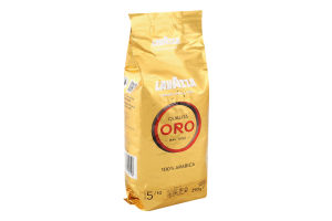 Кофе натуральный жареный в зернах Qualita Oro Lavazza м/у 250г
