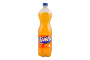 Напиток безалкогольный сильногазированный с апельсиновым соком на ароматизаторах с сахаром Orange Fanta п/бут 1.25л