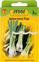 Насіння Цибуля батун П"єро дражоване на стрічці 5м 2г Седос
