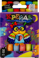 Крейда д/малювання кольорова тонка 18шт Danko toys