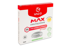 Спіралі від комарів Max Vaco 6шт