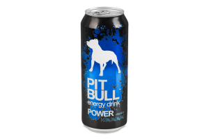 Напій енергетичний безалкогольний сильногазований Power Pit Bull з/б 500мл