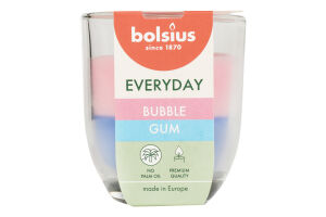 Свічка Bolsius Жувальна гумка аром у склі 80/70мм