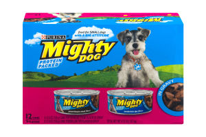 Purina Might Dog Protein Packed Dog Food Variety Pack - 12 PK