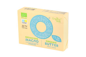 Масло сладкосливочное 72.5% органическое Крестьянское Organic Milk м/у 180г