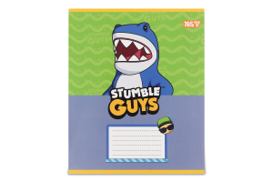 Зошит Yes! Stumble Guys А5 коса лінія 12арк