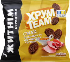Сухарики с ржаной мукой Буженина и французская горчица ХрумTeam м/у 90г
