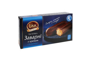 Пирожные глазированные Заварные с кремом Київ БКК к/у 372г