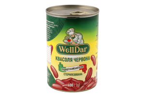 Квасоля червона WellDar з/б 400г
