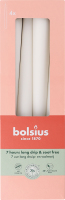 Свічки хмарно білий 245х24мм №958463 Essentials Bolsius 4шт