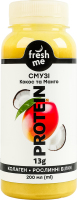 Напиток кокосовый пастеризованный с пюре манго Кокос-манго Смузи Protein Fresh me п/бут 200мл