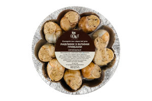 Улитки замороженные оптимальные в раковинах с белыми грибами Mon Gout лоток 150г