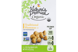 Nature's Promise Organic Traditional Hummus - 4 CT