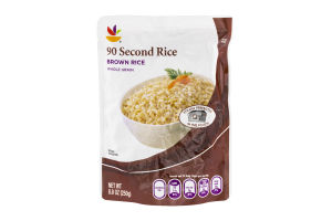 Ahold 90 Second Rice Brown Rice Whole Grain
