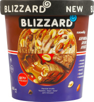Морозиво 13% пломбір Карамель-брауні-арахіс Blizzard ст 340г