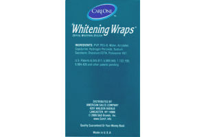 CareOne Whitening Wraps Dental Whitening System