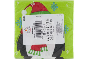 Smart Living Holiday Frosty Friends Napkins 12 7/8 in x 12 3/4 in - 16 CT