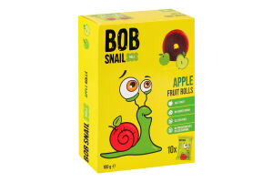 Конфеты фруктовые натуральные Яблоко Roll Bob Snail к/у 10х10г