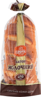 Батон нарезной Молочный Рум'янець м/у 450г