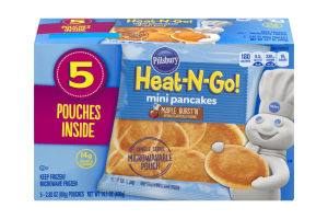 Pillsbury Heat-N-Go! Mini Pancakes Maple Burst'N - 5 PK