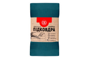Підковдра аквамарин 180*215см ТМ "1"